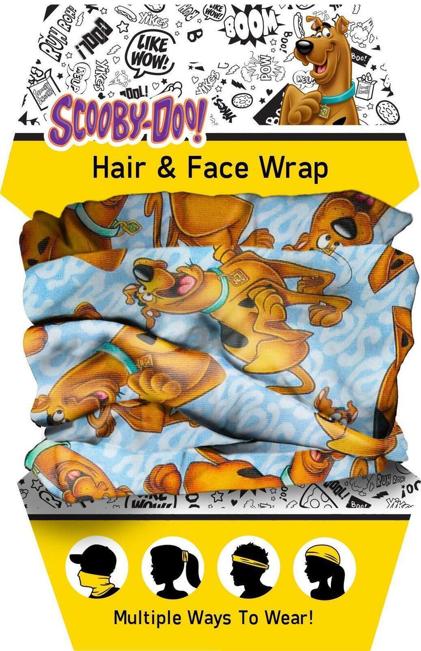 9087 Scooby Doo Hair Wrap - Multifunctional Bandanna Headband Hair Tie